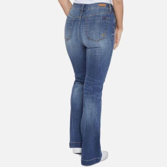 Seven7 Limited Edition Grace High Rise Flare Bootcut Jeans Size 6 - Picture 2 of 16